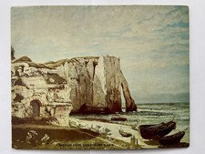 Chevron Gemäldegalerie:  Courbet - Die Felsen von Etretat - Kunstdruck 1960er