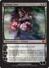 Moderate Play, English MTG Foil Liliana Vess - Foil Duel Decks: Garruk vs. Lilia