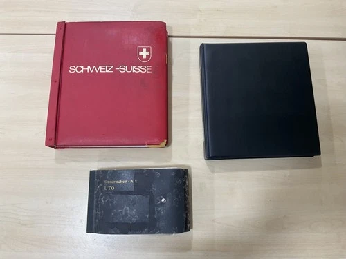 Switzerland first day covers + some MNH sets stamps. 3 Albums. 5.1kg. G/219*