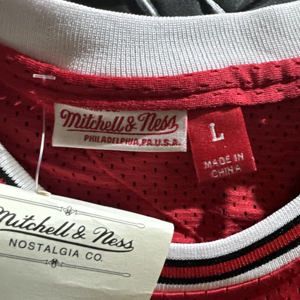 Auténtica camiseta de baloncesto vintage Adidas Chicago Bulls Michael Jordan #45 Foto 4 de 4