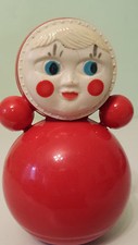 Collectable Russian Toy Doll Nevaliashka Roly Poly Soviet Memorabilia Communist