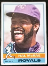 1976 Topps #72 HAL MCRAE Kansas City Royals Vintage ⚾ FREE SHIPPING ⚾