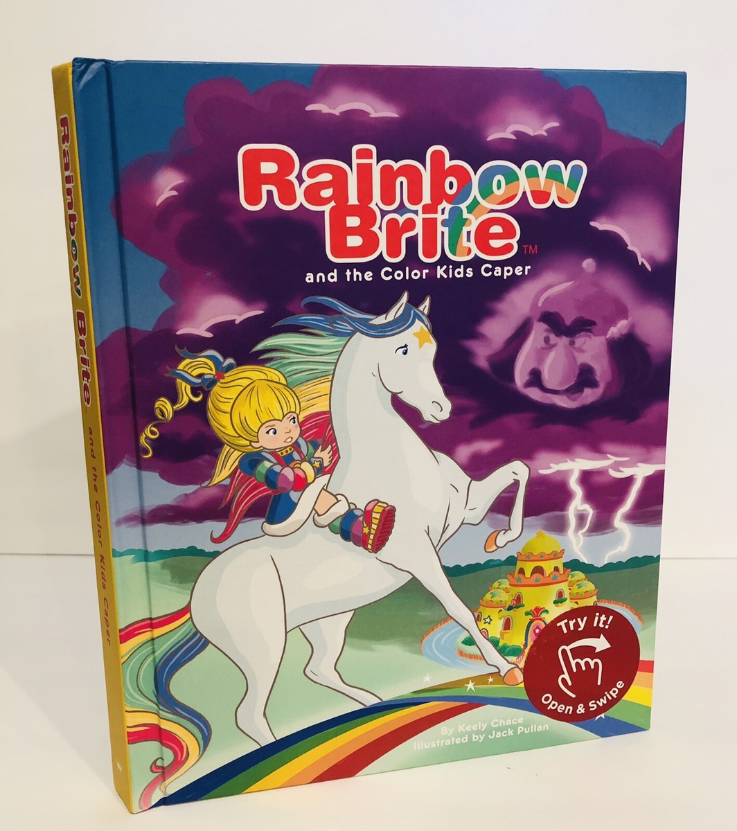 Rainbow Brite and Color Kids Open Swipe Sound Book New