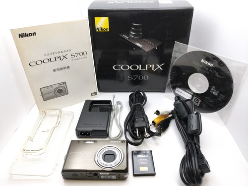 [T MINT] Nikon COOLPIX S700 12.1MP Digital Camera Urban Black w/Box from Japan - Picture 2 of 14