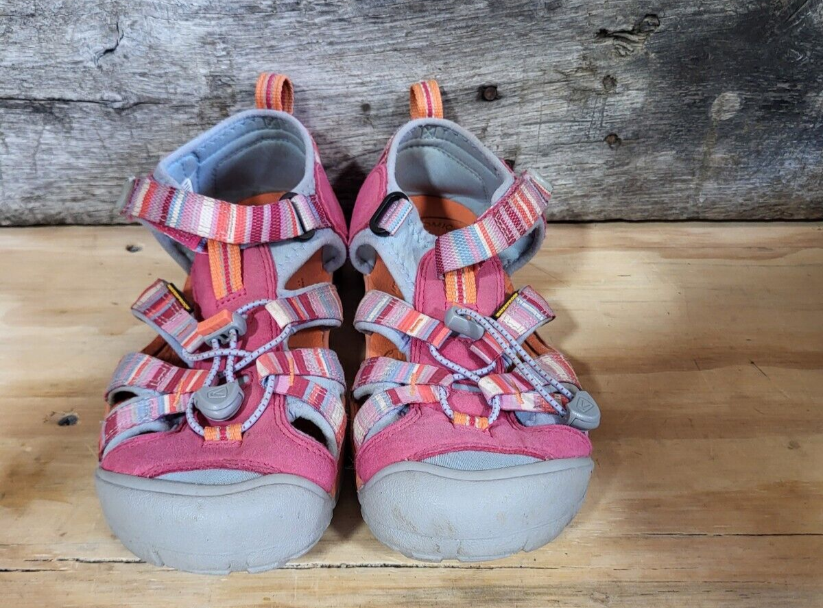 Keen Donna Big Girl Sandalo Impermeabile Taglia 4 Rosa Active Hike Quick Lace