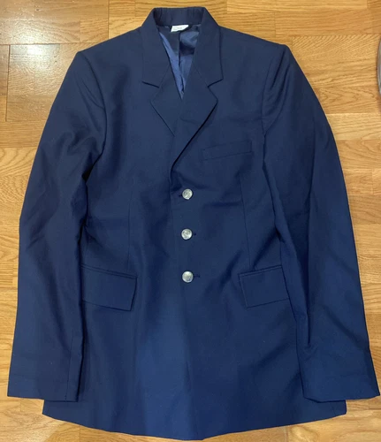 USAF AIR FORCE JROTC CIVIL AIR PATROL ENLISTED BLUE SERVICE DRESS COAT JACKET image 3