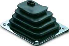 NEW HURST SHIFTER BOOT,INDY,BOOT,PLATE,CHROME,RUBBER,MANUAL,5.25 X 6.5",4 PLEATS