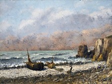 TWO BOATS ON THE BEACH Accent Tile Mural Kitchen Bathroom Backsplash Ceramic 8x6