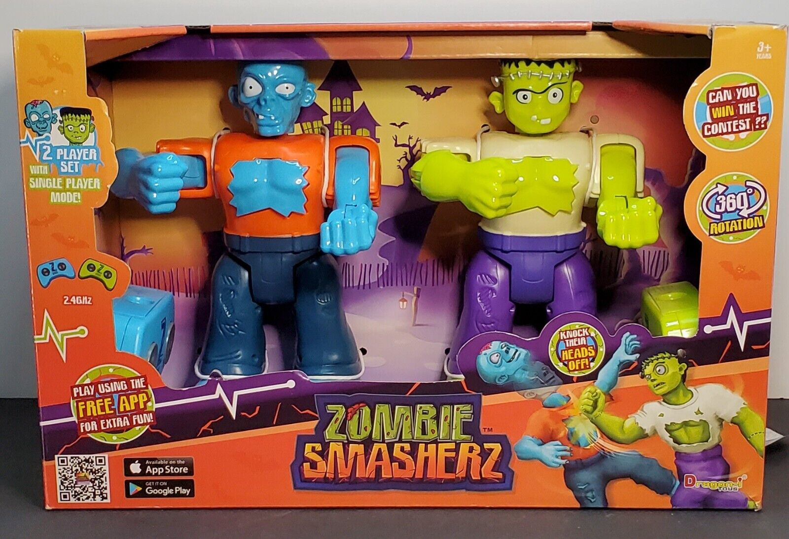 Zombie Frankenstein Action Figure Game Remote Control Fighter Toy 