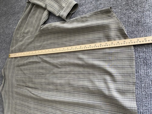 Tommy Bahama Indigo Palms Shirt Mens XXLarge Tan Black Plaid Resortwear Denim Co - Imagen 7 de 10