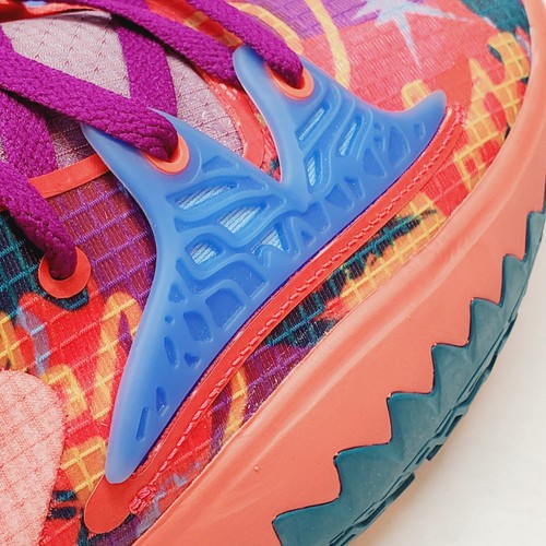 Size 18 ☆ Nike KYRIE LOW 4 Irving Basketball Shoes CW3985-600 Bright Crimson - Picture 8 of 17