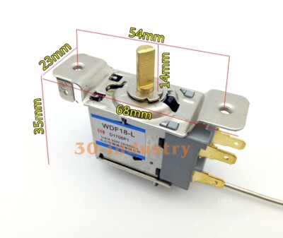 WDF18-L Refrigerator Mechanical Temperature Control Switch 3-Pin Thermostat