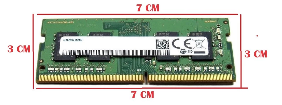 Samsung RAM SODIMM 4 GB DDR4 3200 MHz 1Rx16 PC4-3200AA 260 pin M471A5244CB0-CWE - Immagine 4 di 4