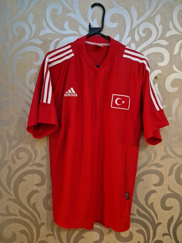 🇹🇷 Türkei National 2002 2004 HOME LARGE ADIDAS Fußball Trikot Futbol Formasi