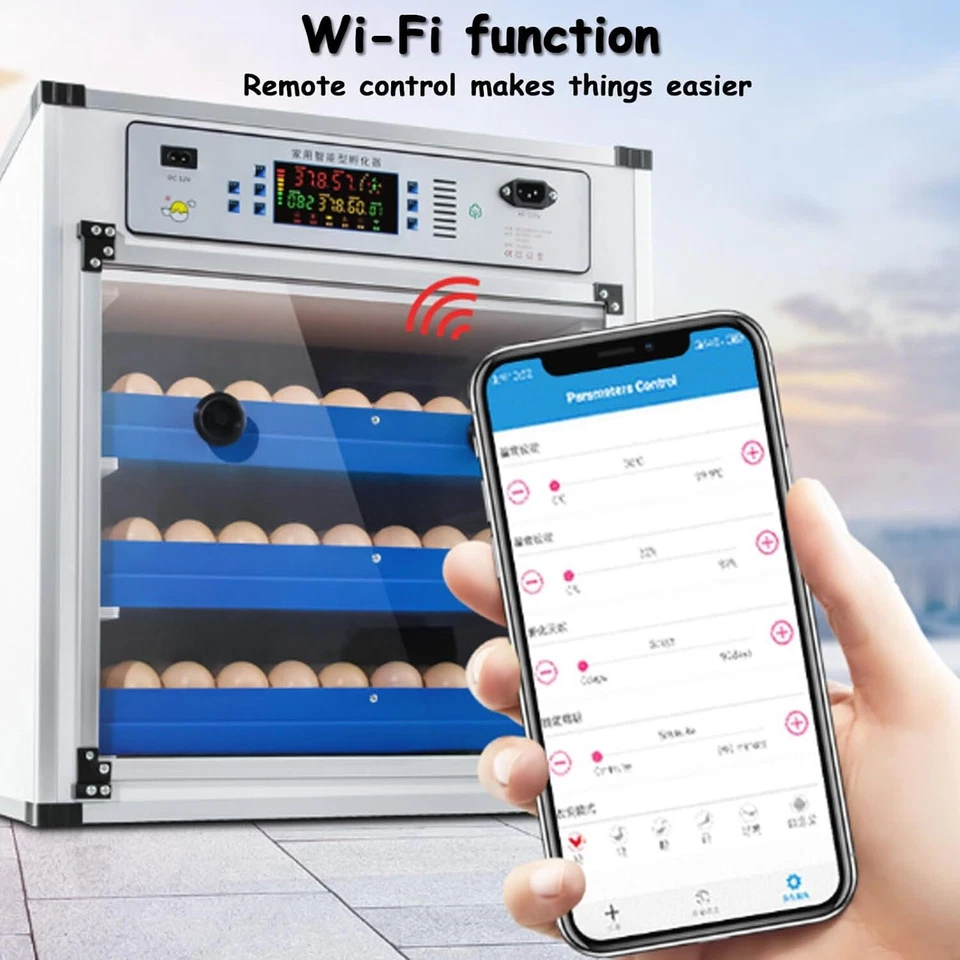 Vollautomatische Brutmaschine 68-340 Eier Inkubator Brutautomat Egg Incubator - Bild 3 von 4
