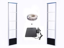 Warensicherungssystem + RF Klebeetiketten + Deaktivator gegen Ladendiebstahl