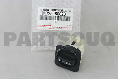 8472560020 Genuine Toyota SWITCH, CENTER DIFFERENTIAL LOCK 8472560020 Genuine Toyota SWITCH, CENTER DIFFERENTIAL LOCK