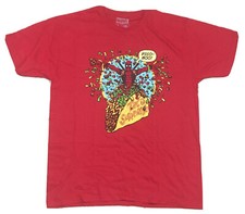 Marvel Deadpool Taco Surprise Pico Boo Lootwear T- Shirt Red Size Large USA Made