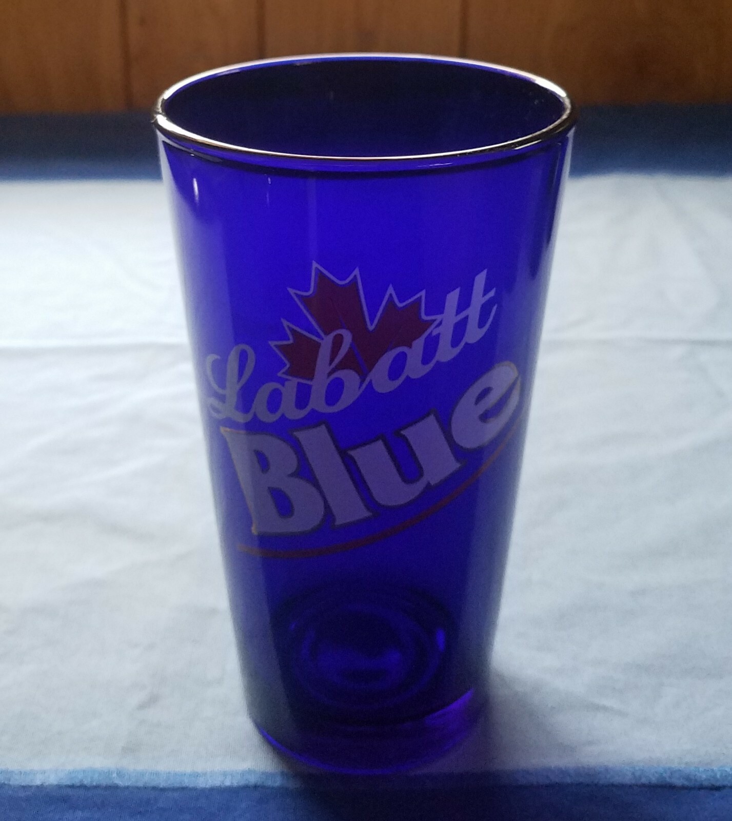 (5) Cobalt Blue Labatt Blue Beer Pint Glasses Product of Canada eBay