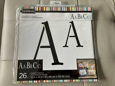 ArtMinds - DIY Home Monogram Alphabet Stencils