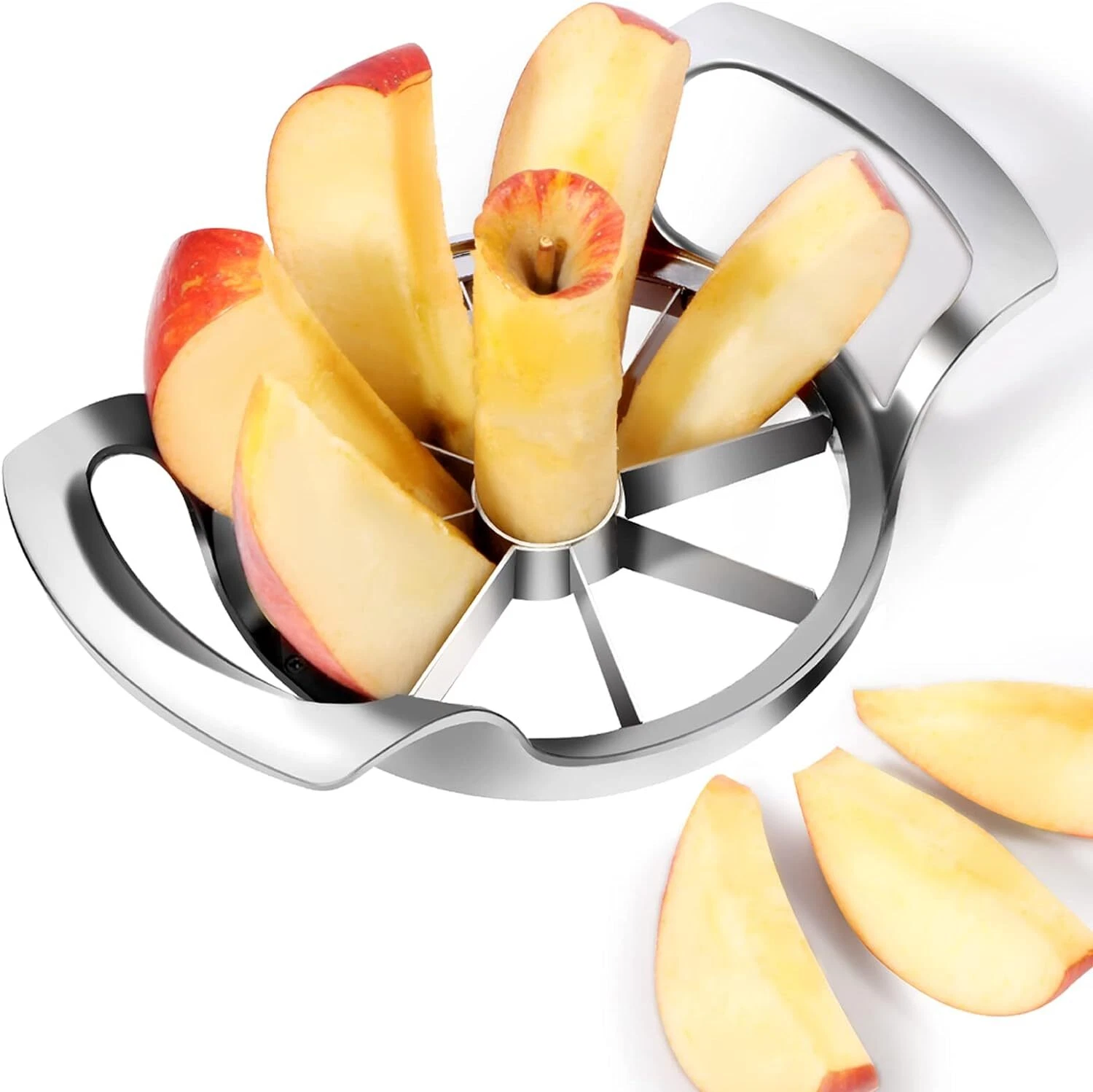 Apple Slicer, 8-Slice Apple Slicer Corer,Easy to Use, Time-Saving, Stainless ...
Opens in a new wind