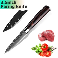 3.5" Paring Knife Japanese Damascus Stainless Steel Professional Kitchen Knives