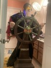 Haunted Living 6’ Haunted Harbor Talking Steering LED Captain Animatronic — photo 4