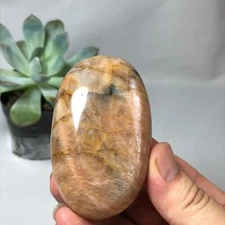 78mm Natural orange moonstone polish/rough Crystal specimens Mineral 152g g6664