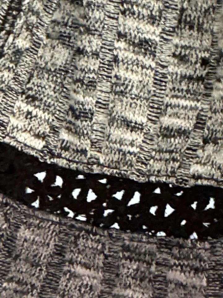 Signature Robbie Bee women's Gray And Black cowl sweater dress plus XL - Image 4 of 4