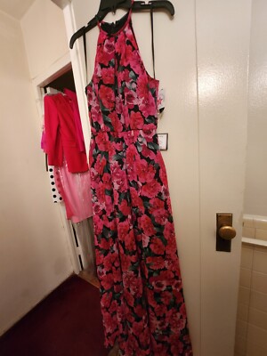 betsy & adam Floral-Print Halter Gown size 6 BNWT | eBay betsy & adam Floral-Print Halter Gown size 6 BNWT | eBay