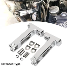 Chrome Rear Passenger Foot Peg Mount Bracket For Harley Touring 93-23 Road Glide