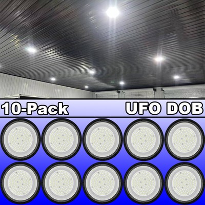 300 W  high Bay lights LED Factory Warehouse Commercial Light Fixtures 10Pack 