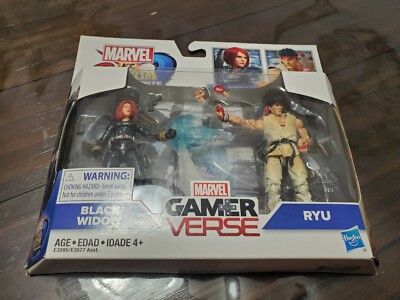 Marvel Gamer Verse Marvel vs. Capcom Infinite: BLACK WIDOW & RYU Figures (2018)