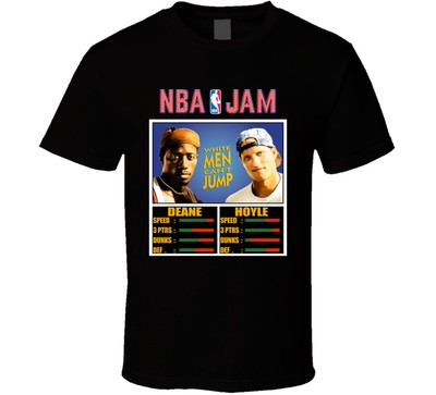 Nba Jam White Men Can't Jump 90s Movie Fan T Shirt