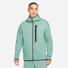 NIKE TECH FLEECE BICOASTAL FULL-ZIP HOODIE MEN'S SIZE MEDIUM DD4688-361 NWT.
