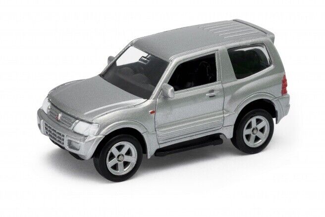 Mitsubishi Pajero, Silver, Welly NEX, Scale 1:60-1:64 52247 Mitsubishi Pajero, Silver, Welly NEX, Scale 1:60-1:64 52247