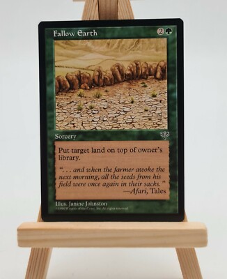 Fallow Earth  Mirage  Magic Karte  MTG  englisch (Brachland)