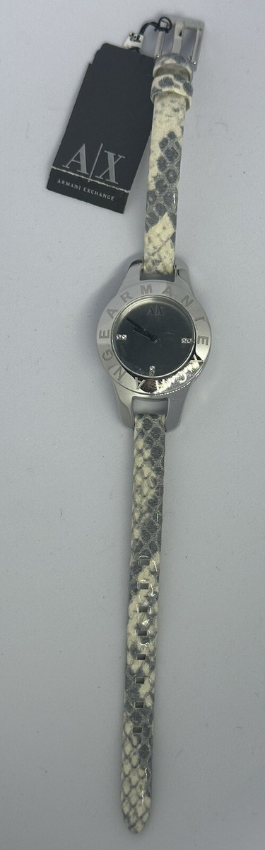 Armani Exchange NWT  Ladies New Battery Python Stamped Leather‎ Watch AX4128 s-l400.jpg main image 2