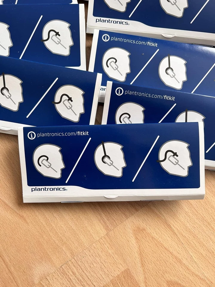 New Plantronics Fit Kit Hooks And Earbuds for Headsets LOT - P/N 84604-01 - Image 2 of 3