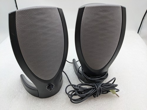 Harman Kardon HK206 Computer Speakers w/ AC Adapter FREE SHIPPING - Afbeelding 2 van 6