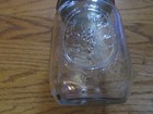 Vintage Ball Pint Mason Jar Clear Glass Sculpted Fruit Design with Lid — photo 4