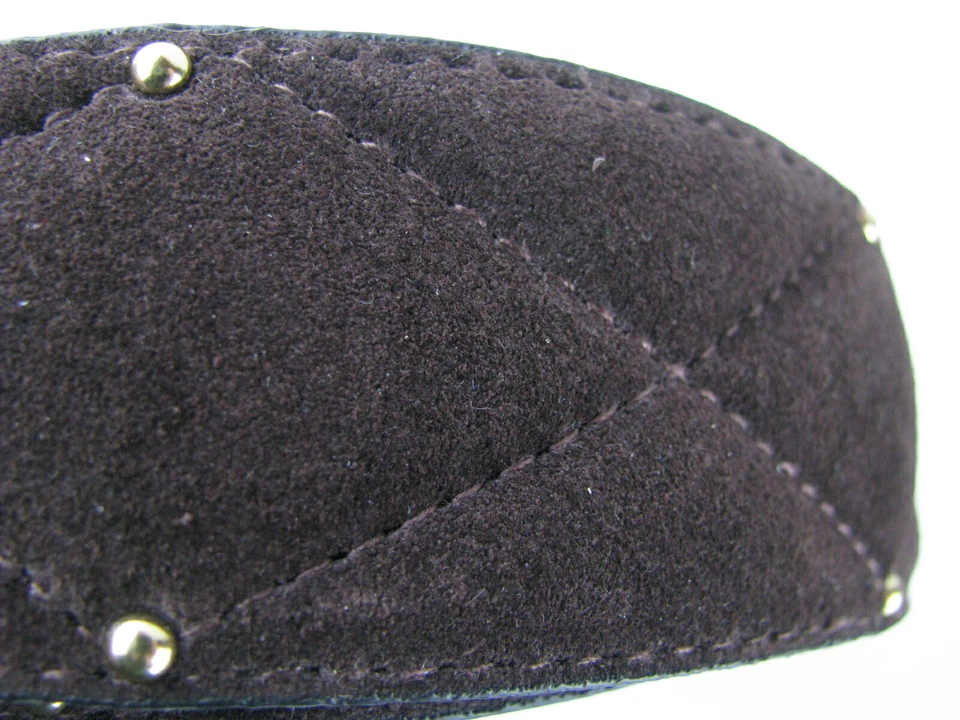 CINTURÓN VINCE CAMUTO Mujer MARRÓN FRENTE SUAVE CUERO GENUINO TALLA MEDIANA Foto 3 de 4