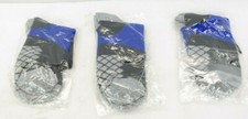 Ankle Compression Socks Sport Blue Black  Grey 3 Pairs TF