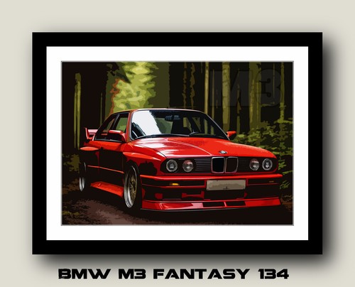 BMW M3 - 40 different CAR POSTER PRINT IMAGE A3 A4 or DIGITAL E30 E46 E36 E90 E9 - Picture 52 of 134