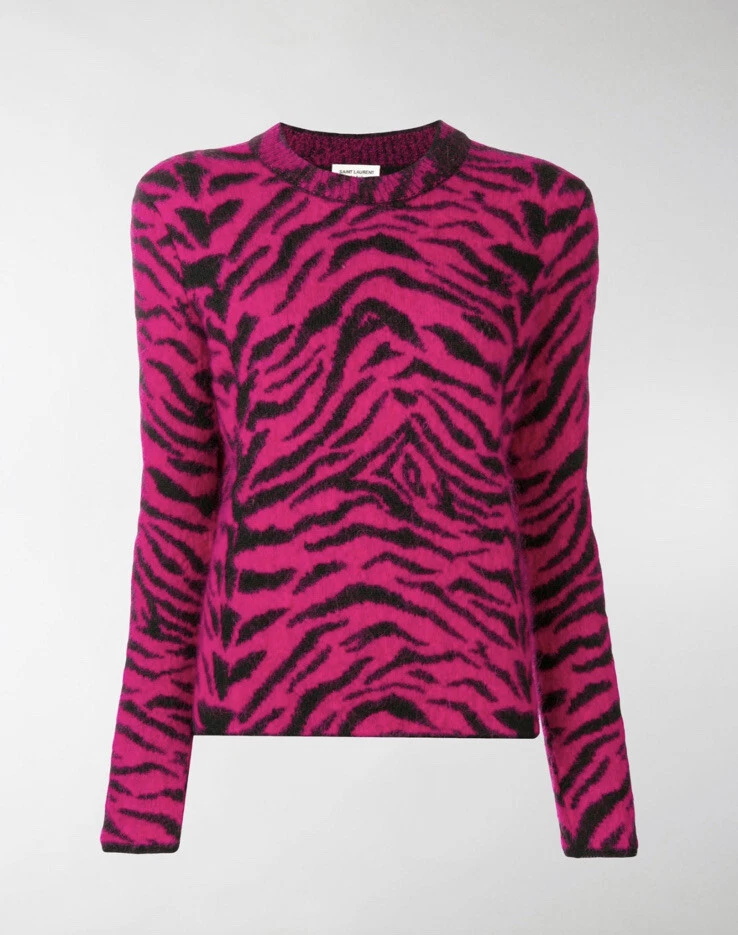 Saint laurent pink sweater clearance