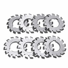 HSS M1 Diameter 22mm PA20  20 Degree 1-8 Involute Gear Cutters 8pcs/Set