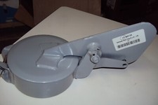 ANTHES 11021 Exhaust Rain Cap: Powder Coated, Steel, Gray, Bolt Mounting