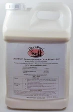 DeerPro Spring/Summer Animal Repellent w/Capsaicin 2.5 Gal, Conc., Makes 20 Gal