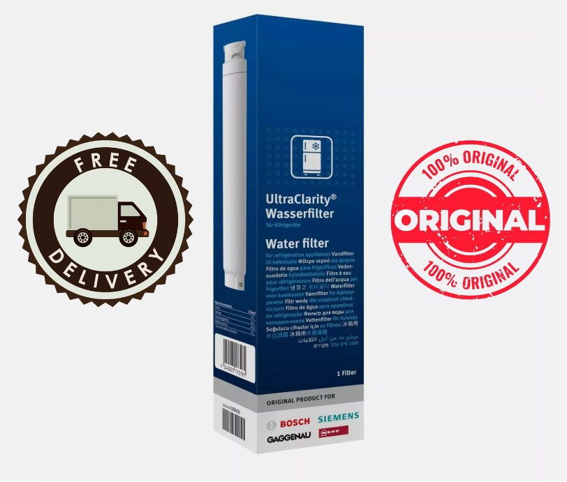 BOSCH Original Refrigerator Water Filter,REPLFLTR10,11034151,00740560 Thermador