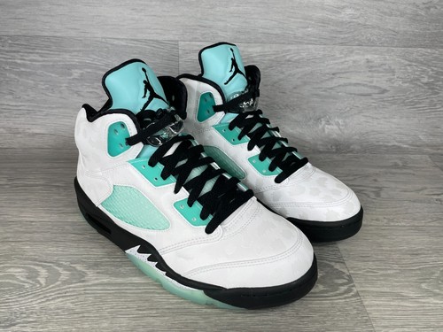 Nike Air Jordan 5 Retro "Island Green" CN2932-100 Taglia: UK 6, EU 40, US 7 - Foto 22 di 24